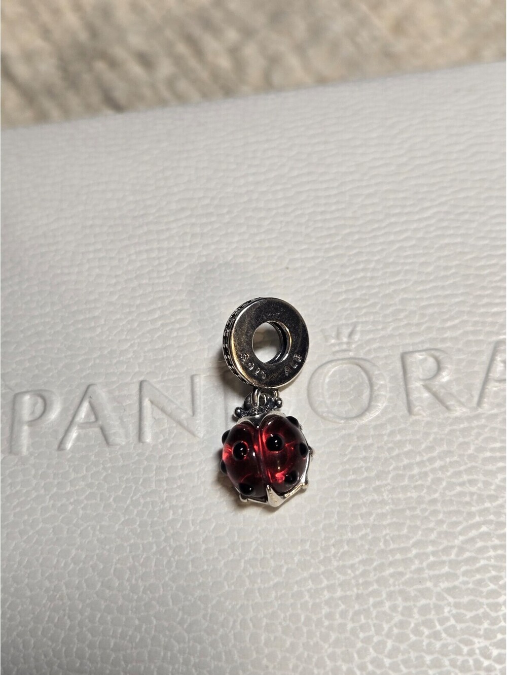 Pandora s925 ale charm ladybug